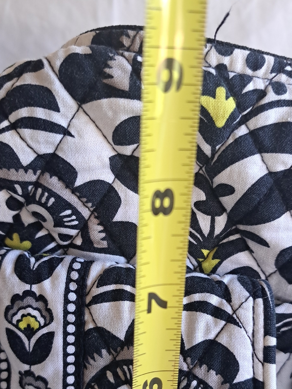 Vera Bradley Black & White Quilted Purse - Picture 9 of 9